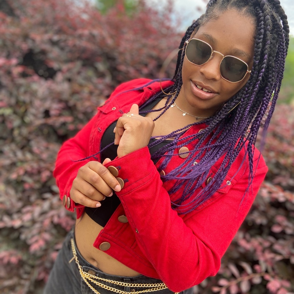 Red Denim Jacket